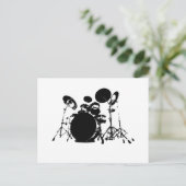 drum set PNG ポストカード (スタンド正面)