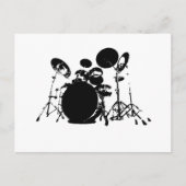 drum set PNG ポストカード (正面)