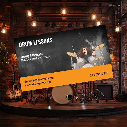 Drum Teacher | Lessons 名刺