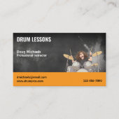 Drum Teacher | Lessons 名刺 (正面)