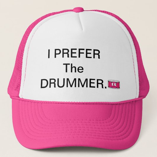 DrumHead Prefer Trucker女性帽子 キャップ (正面)