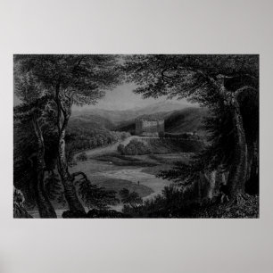 Drumlanrig Castle, Dumfrieshireの見解 ポスター