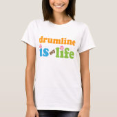 Drumlineのギフトの女の子 Tシャツ (正面)