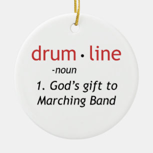 Drumlineの定義 セラミックオーナメント