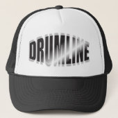 Drumlineの黒いクロム キャップ (正面)