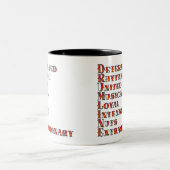 Drumline定義 ツートーンマグカップ (中央)