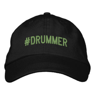 #DRUMMERクールドラマーのボールキャップ 刺繍入りキャップ