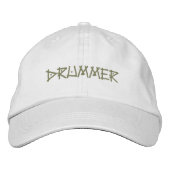 DRUMMER 刺繍入りキャップ (正面)