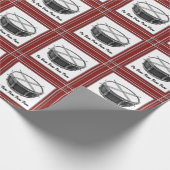 Drummer Boy Christmas Snare Drum Drumsticks Music ラッピングペーパー (角)