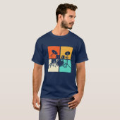 Drummer Drumsetヴィンテージ Tシャツ (正面フル)