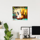 Drummer Dude、著作権：karen J Williams ポスター (ホームオフィス)