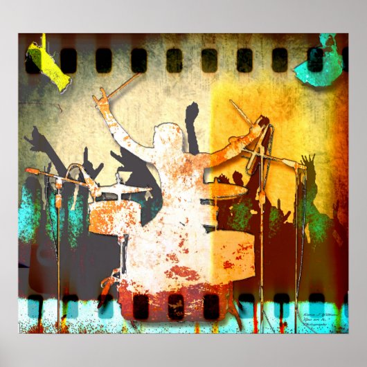 Drummer Dude、著作権：karen J Williams ポスター (正面)