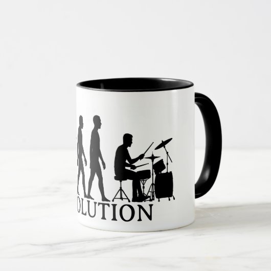Drummer Evolution Mug マグカップ (正面右)