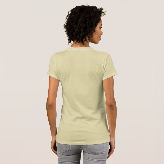 Drummer Girl Retro Tシャツ (裏面フル)