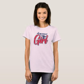 Drummer Girl Retro Tシャツ (正面フル)