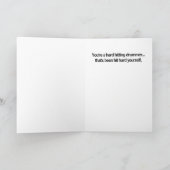 Drummer Hard Hitter Loud Percussion Get Well Soon カード (内部)