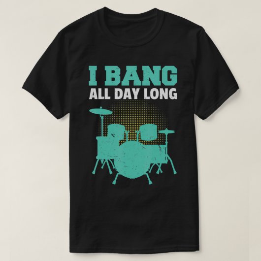 Drummer  Men Percussion Lover Gift Drum Kit  Tシャツ (デザイン正面)