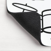 Drummer Stick Figure マウスパッド (コーナー)