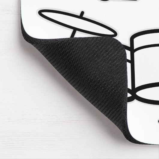 Drummer Stick Figure マウスパッド (コーナー)