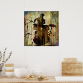 Drummer Streak、著作権Karen J Williams ポスター (キッチン)