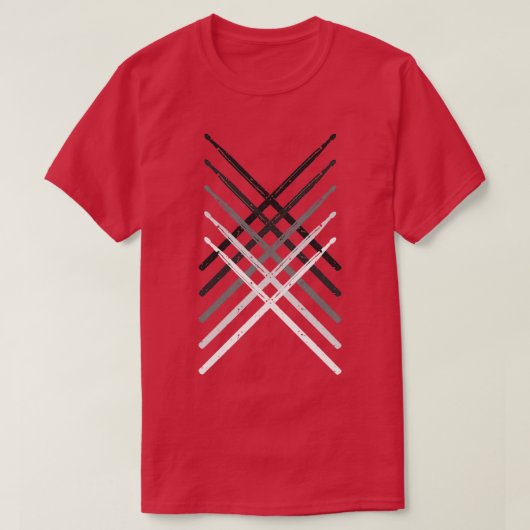 Drummers Drum Sticks Percussion Gift For Musician  Tシャツ (デザイン正面)