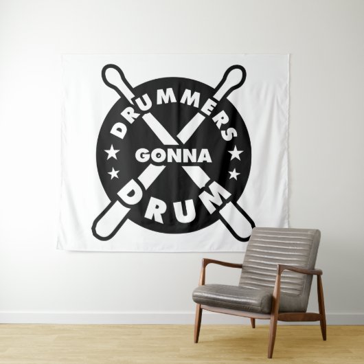 Drummers Gonna Drum タペストリー (インサイチュ(横))