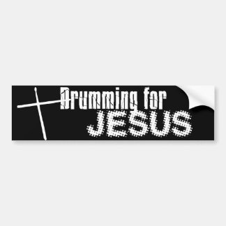 Drumming.for.JESUS バンパーステッカー