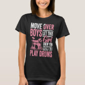 Drumming Player Apparel Drummer Quote Drumset for  Tシャツ (正面)