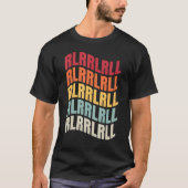 Drumming Rudiments Drummer Drums Paradiddle Musici Tシャツ (正面)