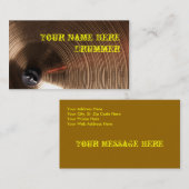 Drummnerか打楽器の名刺 名刺 (正面/裏面)