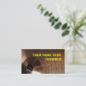 Drummnerか打楽器の名刺 名刺 (スタンド正面)