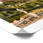 Drummond Castle、Perthshire Scotland ポスター (角)