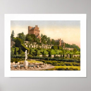 Drummond Castle、Perthshire Scotland ポスター