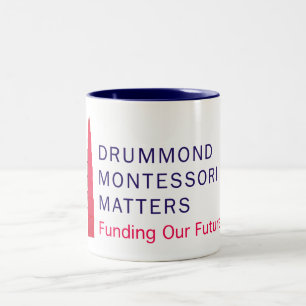 Drummond Montessoriの問題のマグ ツートーンマグカップ