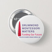 Drummond Montessoriの問題ボタン 缶バッジ (正面&裏面)