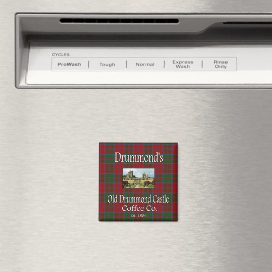 Drummond's Old Drummond Castle Coffee Co. Magnet マグネット (インサイチュ (食洗機))