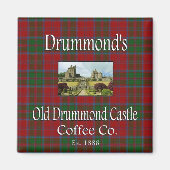 Drummond's Old Drummond Castle Coffee Co. Magnet マグネット (正面)