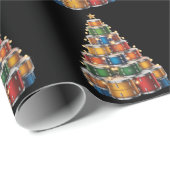 Drumms Xmas Christmas Tree Drummer  ラッピングペーパー (ロールコーナー)