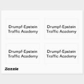 Drumpf – エプスタイン人身売買ハンカマーアルチュンクハウス 長方形シール (シート)