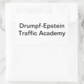 Drumpf – エプスタイン人身売買ハンカマーアルチュンクハウス 長方形シール (バッグ)
