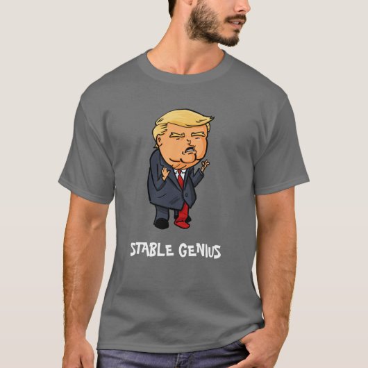 Drumpf -安定した天才 tシャツ (正面)