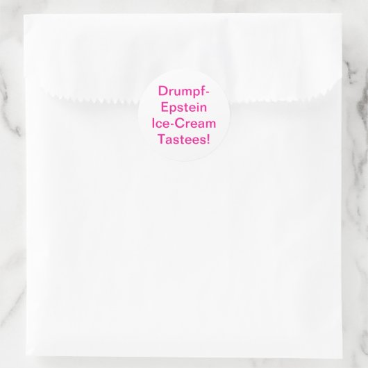 Drumpf-Epstein+タスティーズ+Hankamer+アートジャンクハウス+コミック ラウンドシール (バッグ)