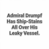 Drumpf Has Ship-Stinn Hankamer Artjunkhaus Swabby シール (正面)