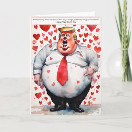Drumpf Valentine's Dayカード サンキューカード