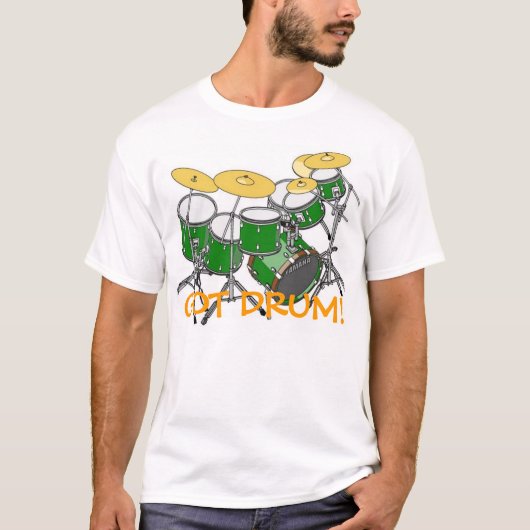drums2の得られたドラム! tシャツ (正面)