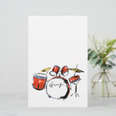 drums 便箋 (スタンド正面)