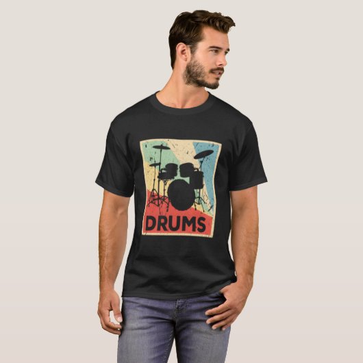 Drums Kit Tシャツ (正面フル)