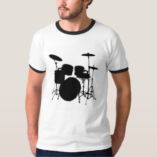 Drumsetの男性Tシャツ Tシャツ