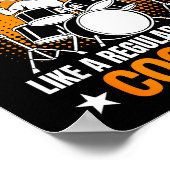 Drumset Drums Lover Percussionist Drummer Kid Drum ポスター (角)