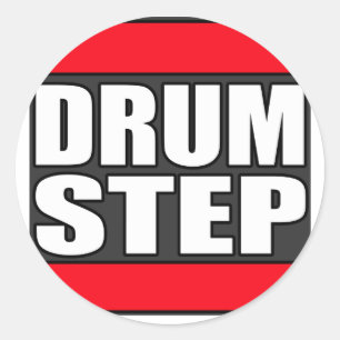 DRUMSTEPのドラムおよび低音およびDubstep ラウンドシール